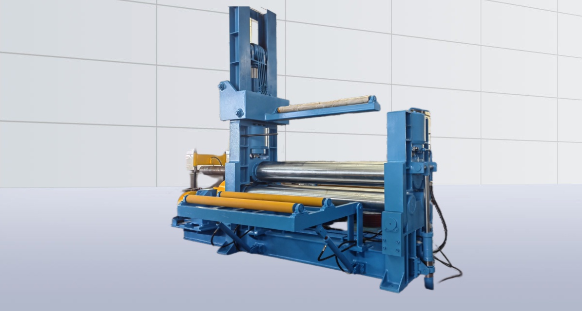 W11S-25x2500加上托和侧托上辊万能式卷板机